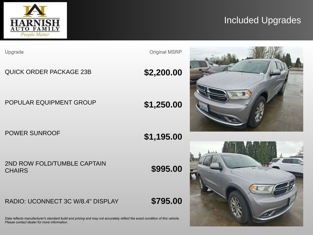 2017 Dodge Durango SXT AWD