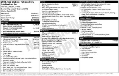 2023 Jeep Gladiator Rubicon 4x4