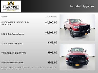 2025 RAM 1500 Warlock Crew Cab 4x4 5'7" Box