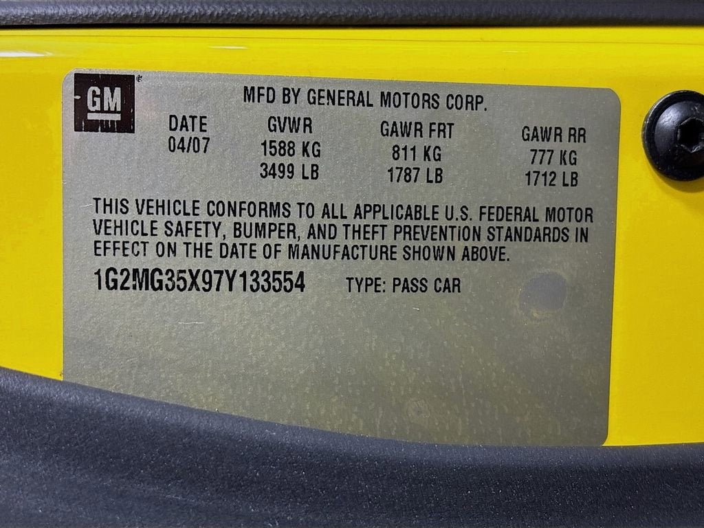 2007 Pontiac Solstice GXP