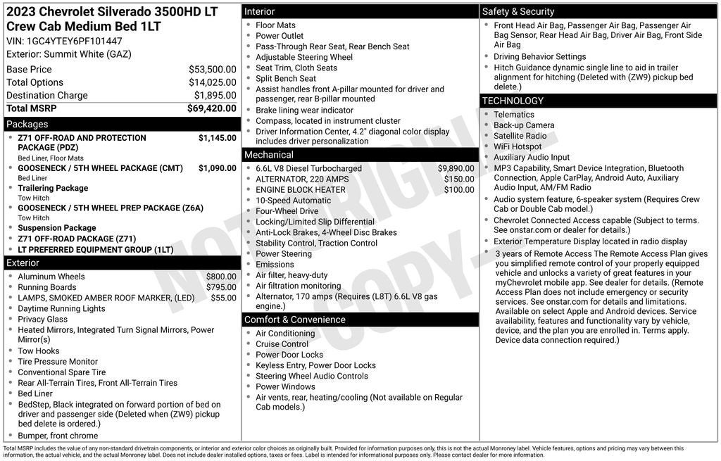 2023 Chevrolet Silverado 3500 HD LT