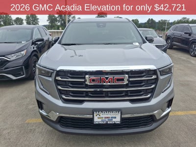 2026 GMC Acadia Elevation