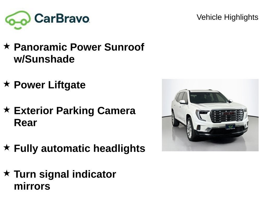 2024 GMC Acadia Denali