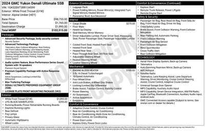 2024 GMC Yukon Denali Ultimate