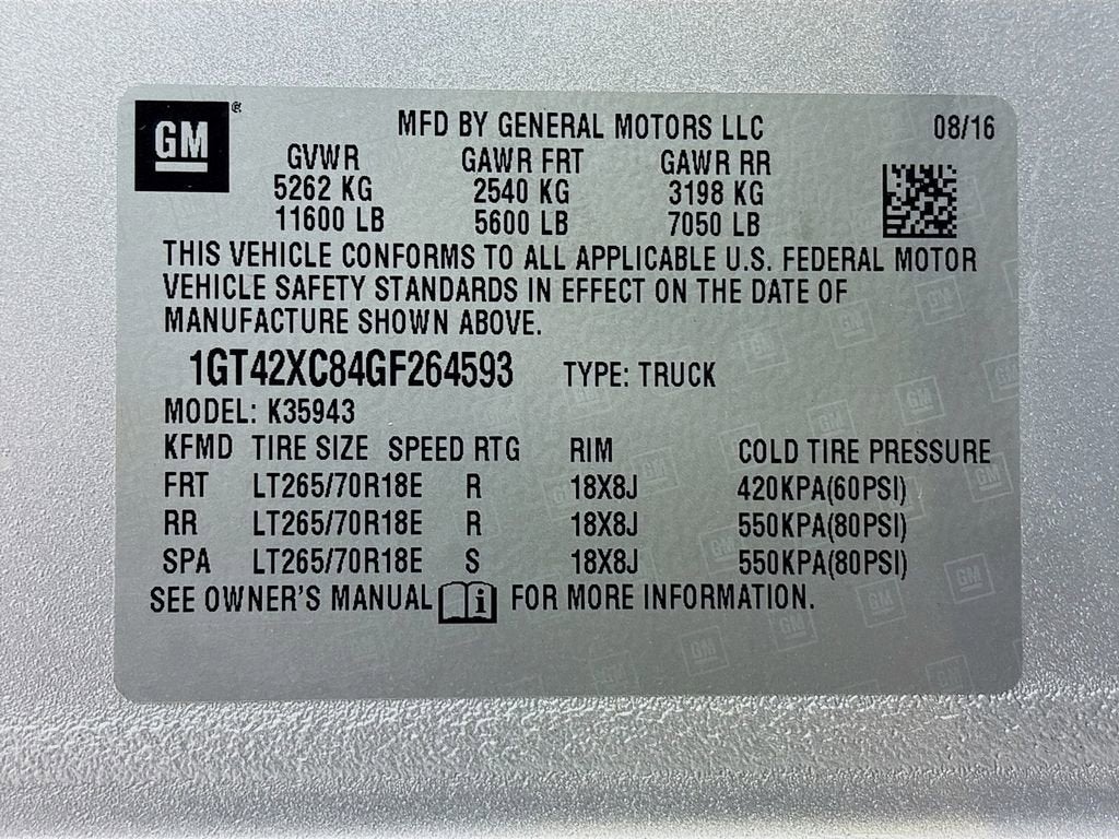 2016 GMC Sierra 3500 HD SLT