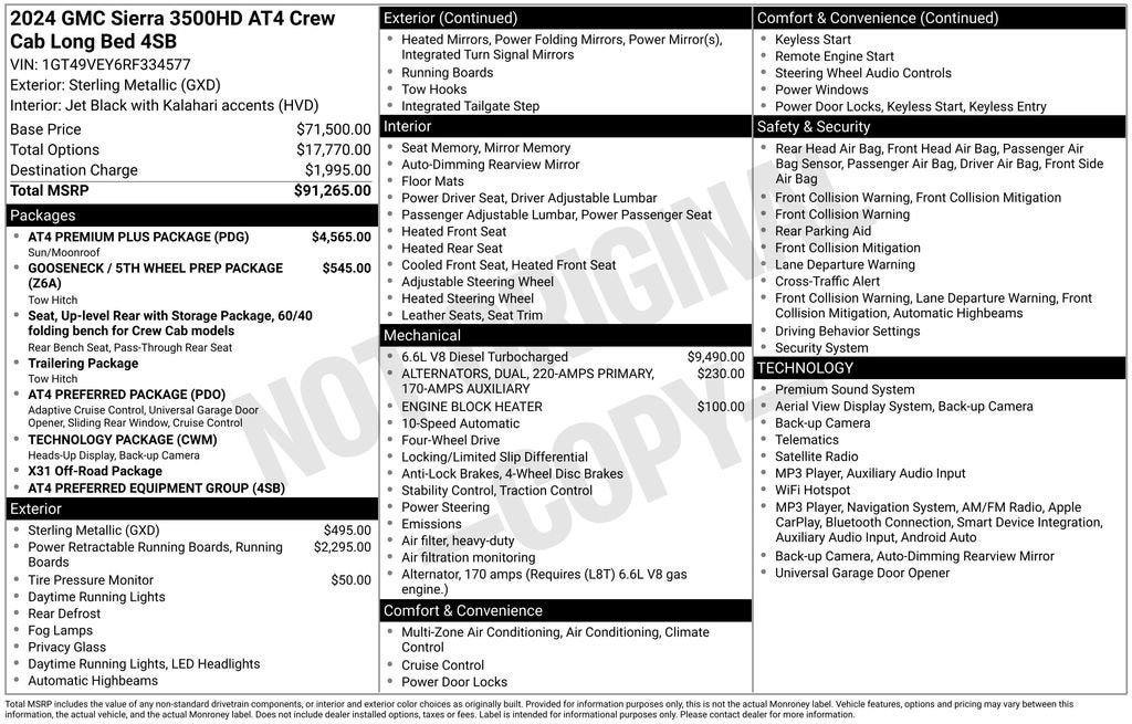 2024 GMC Sierra 3500 HD AT4