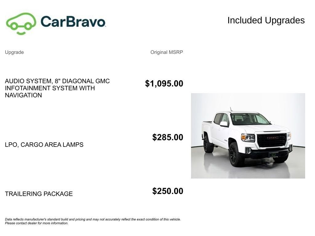 2022 GMC Canyon Elevation