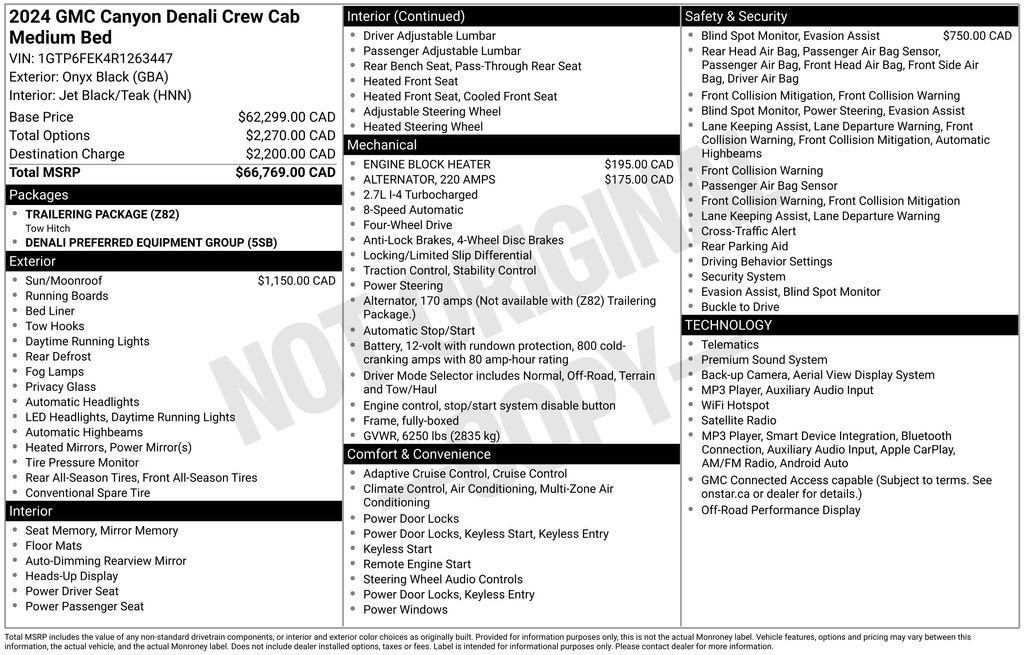 2024 GMC Canyon Denali