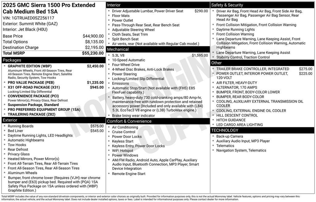 2025 GMC Sierra 1500 Pro
