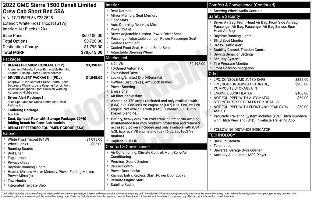 2022 GMC Sierra 1500 Limited Denali