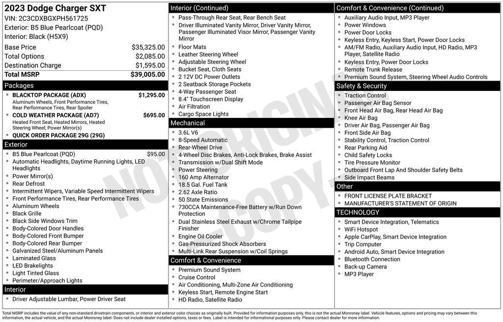 2023 Dodge Charger SXT