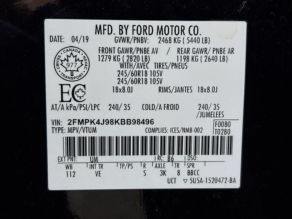 2019 Ford Edge SEL