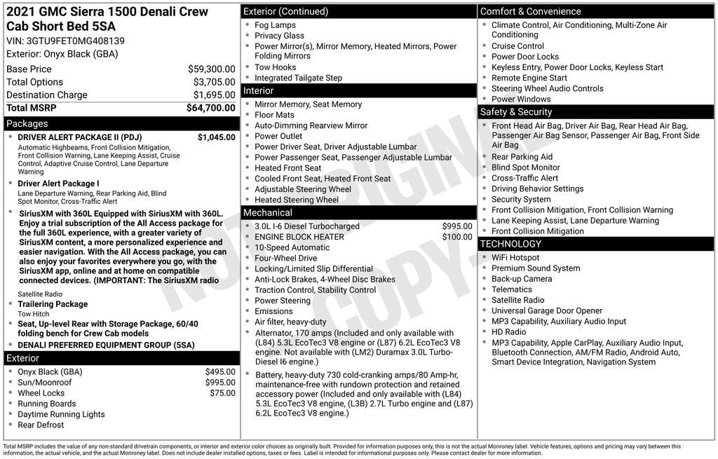 2021 GMC Sierra 1500 Denali