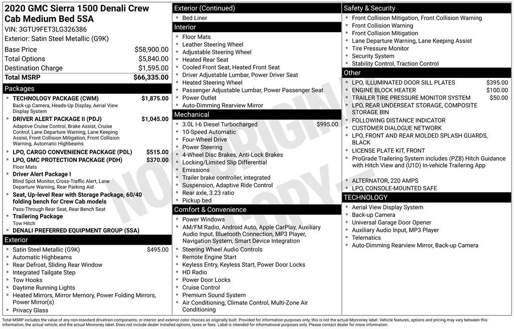 2020 GMC Sierra 1500 Denali