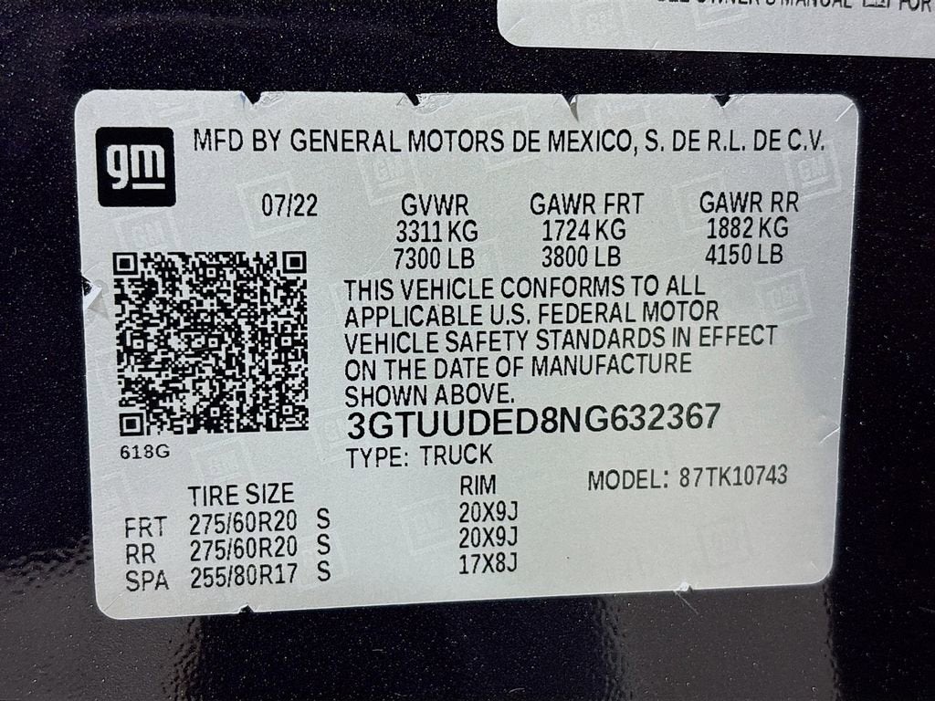 2022 GMC Sierra 1500 SLT