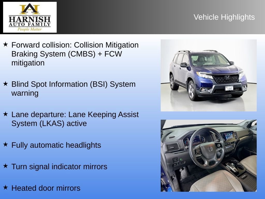 2021 Honda Passport AWD Touring