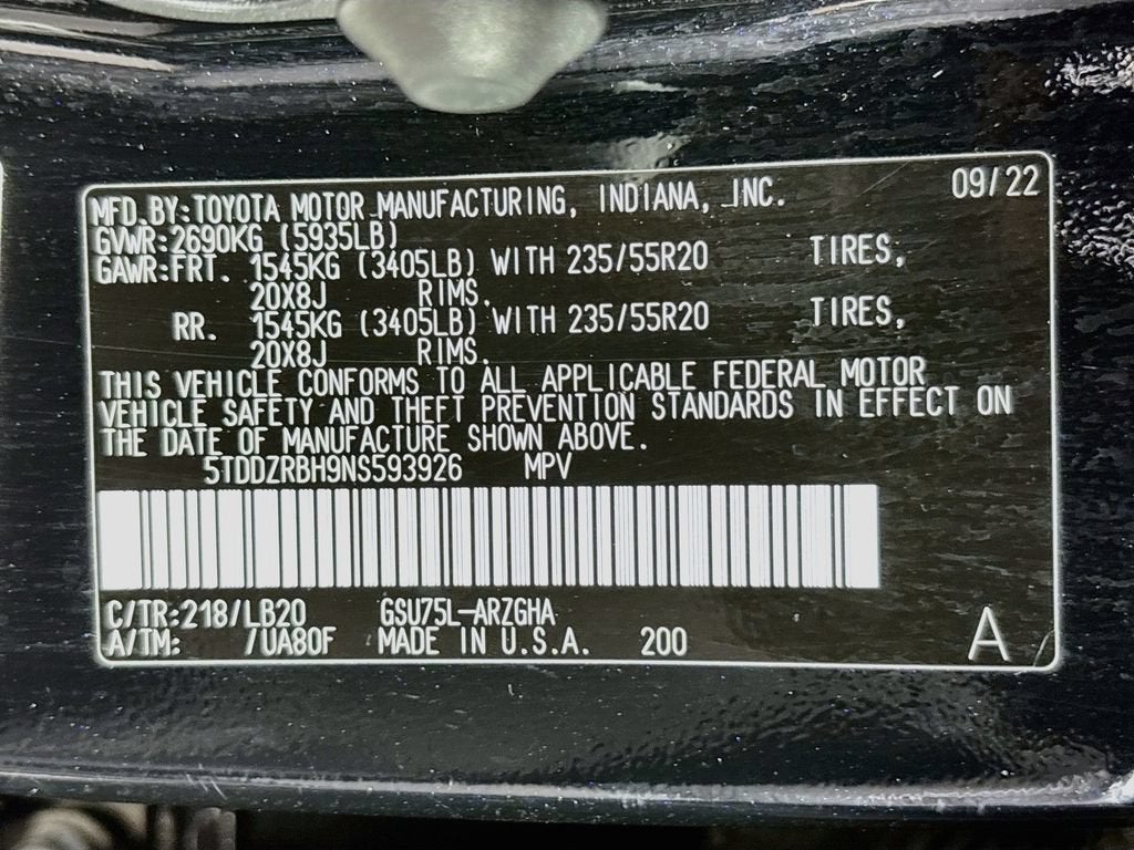 2022 Toyota Highlander Limited