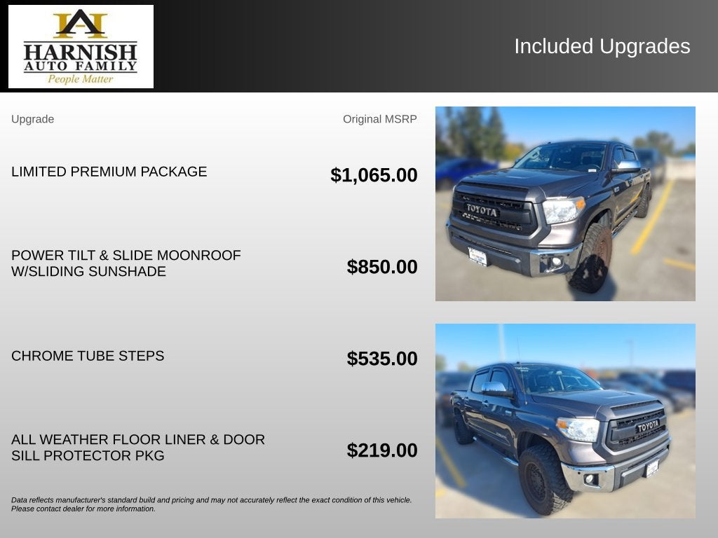 2017 Toyota Tundra Limited 5.7L V8