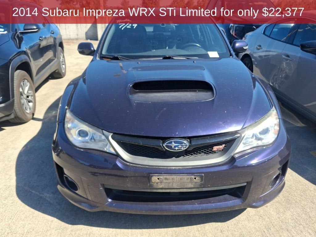 2014 Subaru Impreza Sedan WRX WRX STI Limited