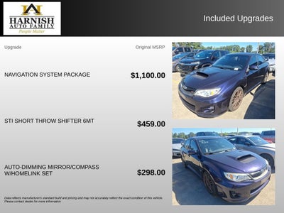 2014 Subaru Impreza Sedan WRX WRX STI Limited