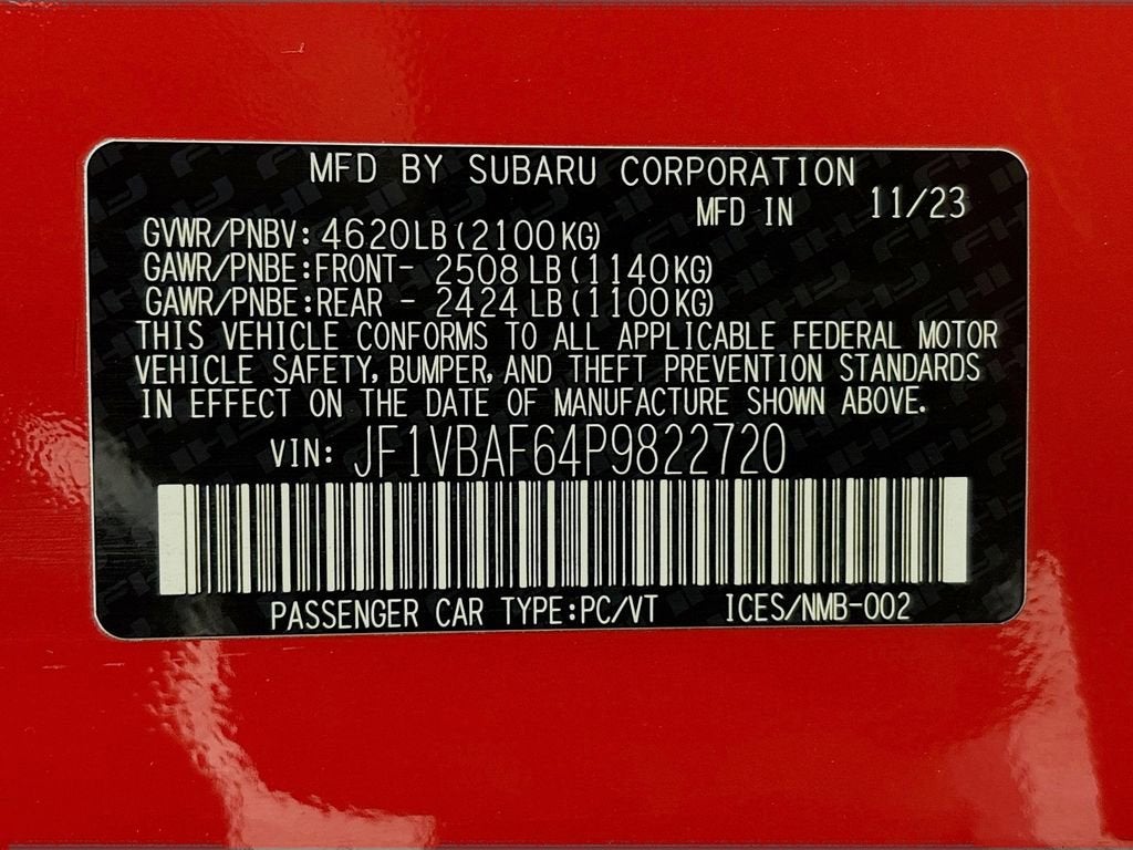 2023 Subaru WRX Premium