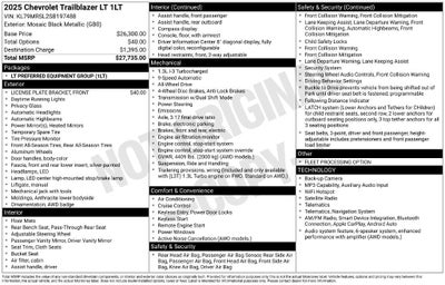 2025 Chevrolet Trailblazer LT