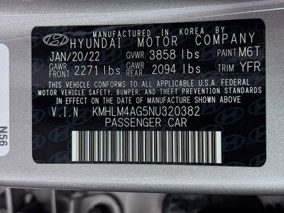 2022 Hyundai Elantra SEL
