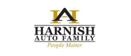 Harnish Auto Family logo with HA monogram and tagline People Matter